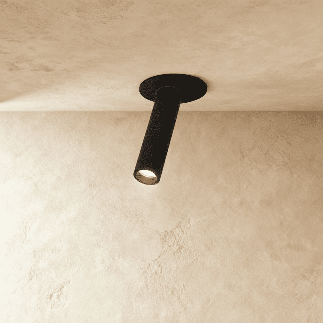 Minimalist Aluminium Ceiling Light LED Light With Cylindrical Shade