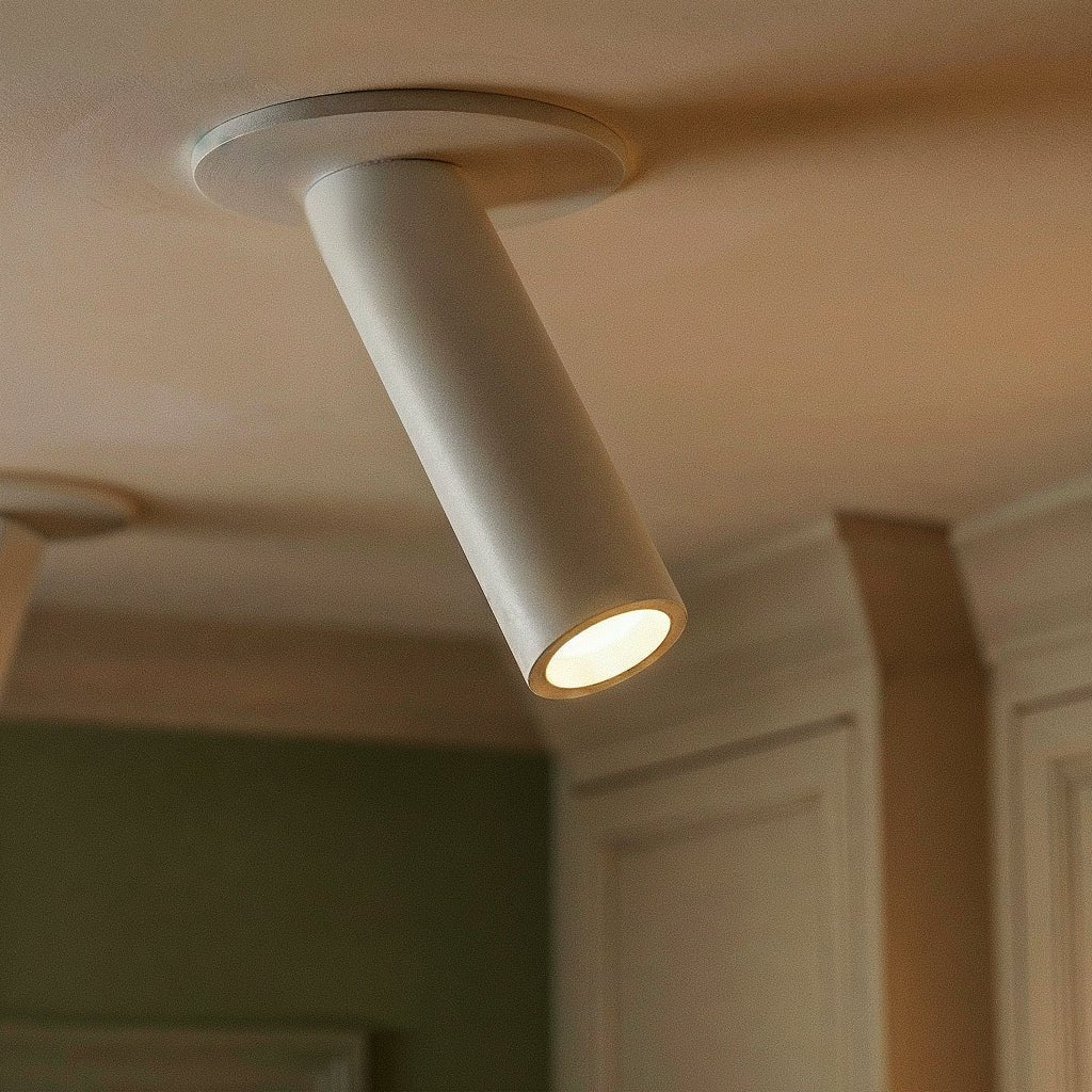 Minimalist Aluminium Ceiling Light LED Light With Cylindrical Shade