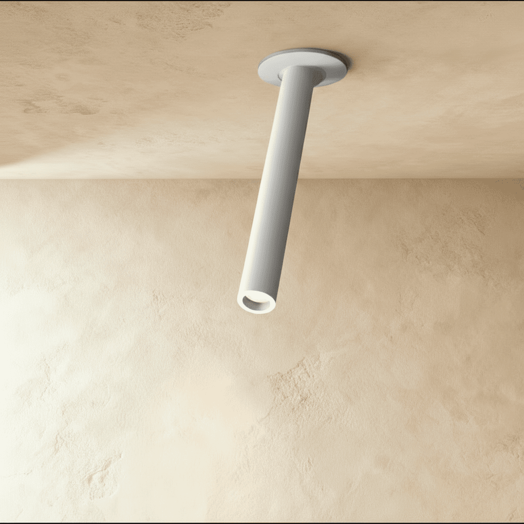 Minimalist Aluminium Ceiling Light LED Light With Cylindrical Shade