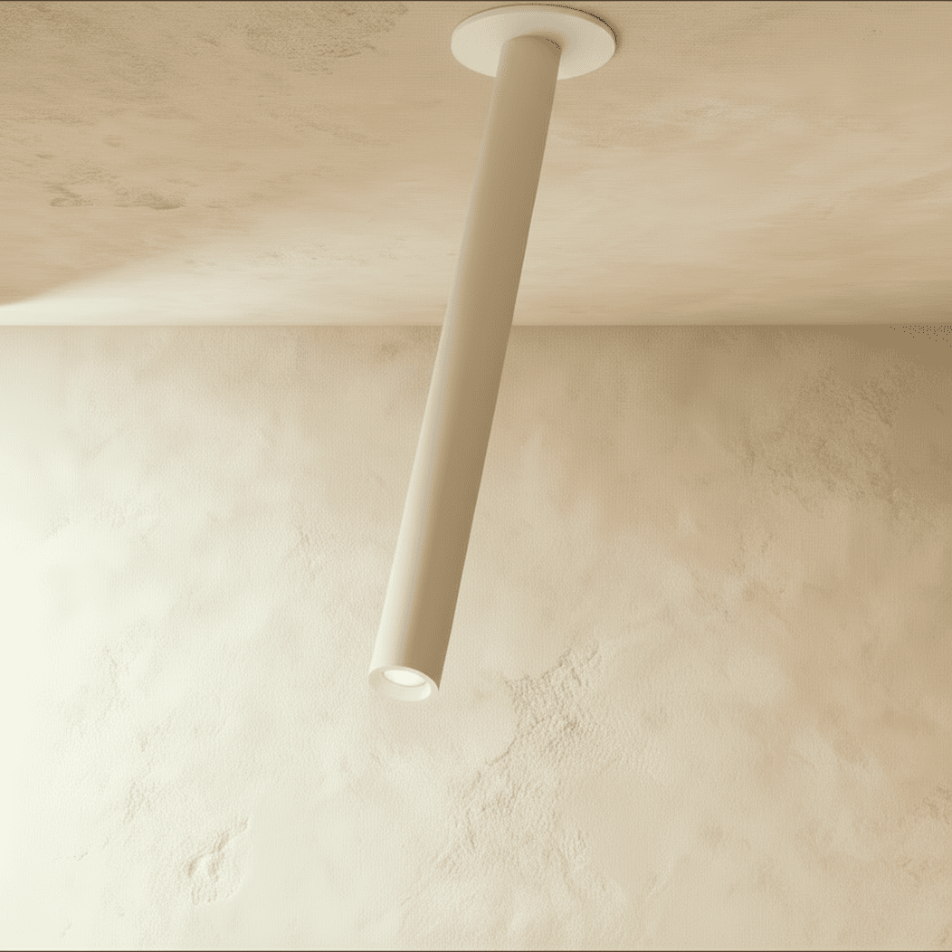 Minimalist Aluminium Ceiling Light LED Light With Cylindrical Shade