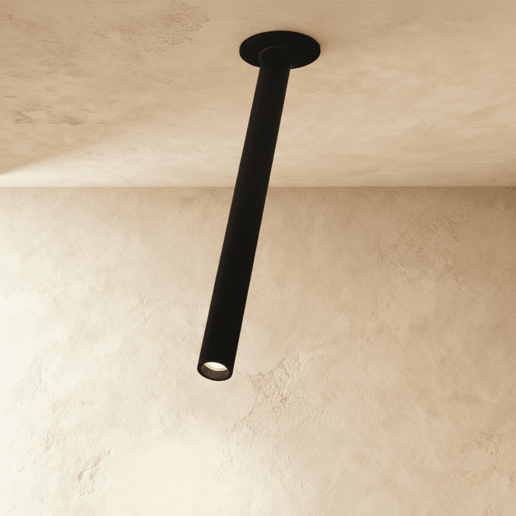 Minimalist Aluminium Ceiling Light LED Light With Cylindrical Shade