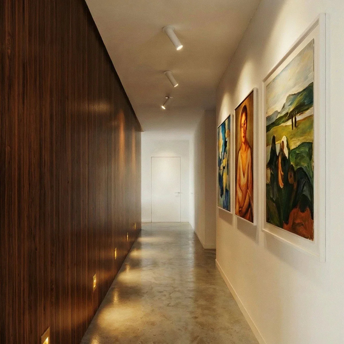 Minimalist Aluminium Ceiling Light LED Light With Cylindrical Shade