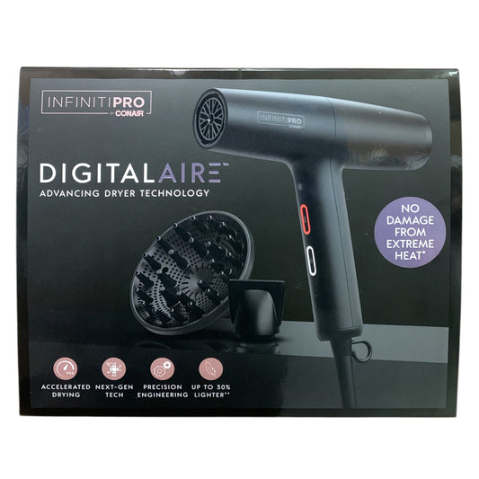 InfinitiPRO by Conair DigitalAIRE Hair Dryer with Brush, Volumizer & Carry Bag