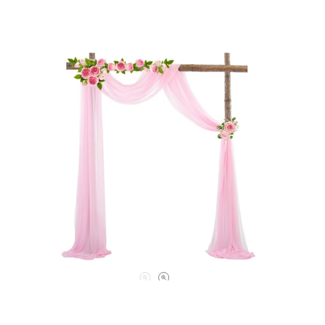 Chiffon Wedding Arbor Drape Rental