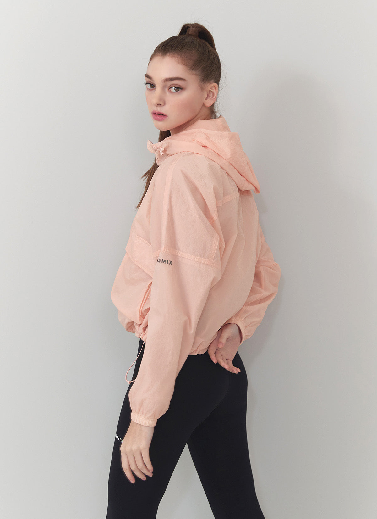 Crop Hood 2-Way Windbreaker