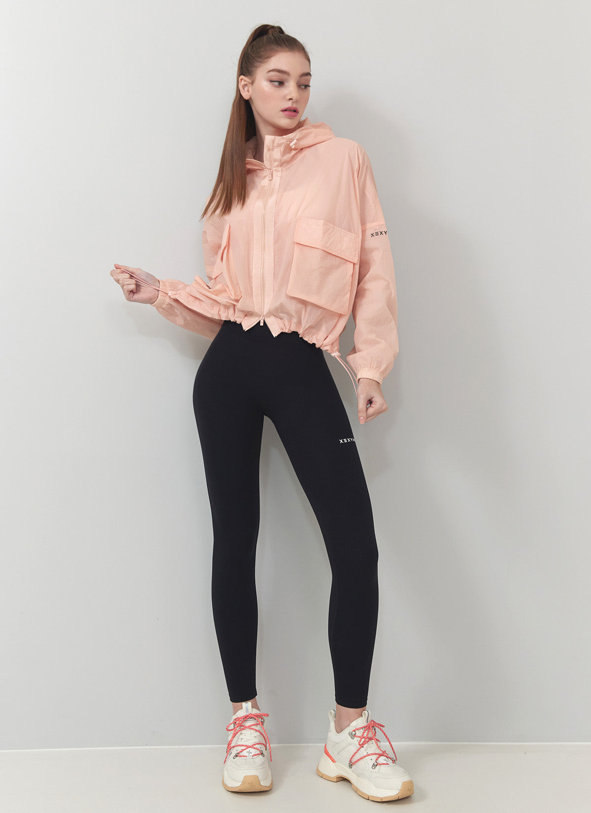 Crop Hood 2-Way Windbreaker