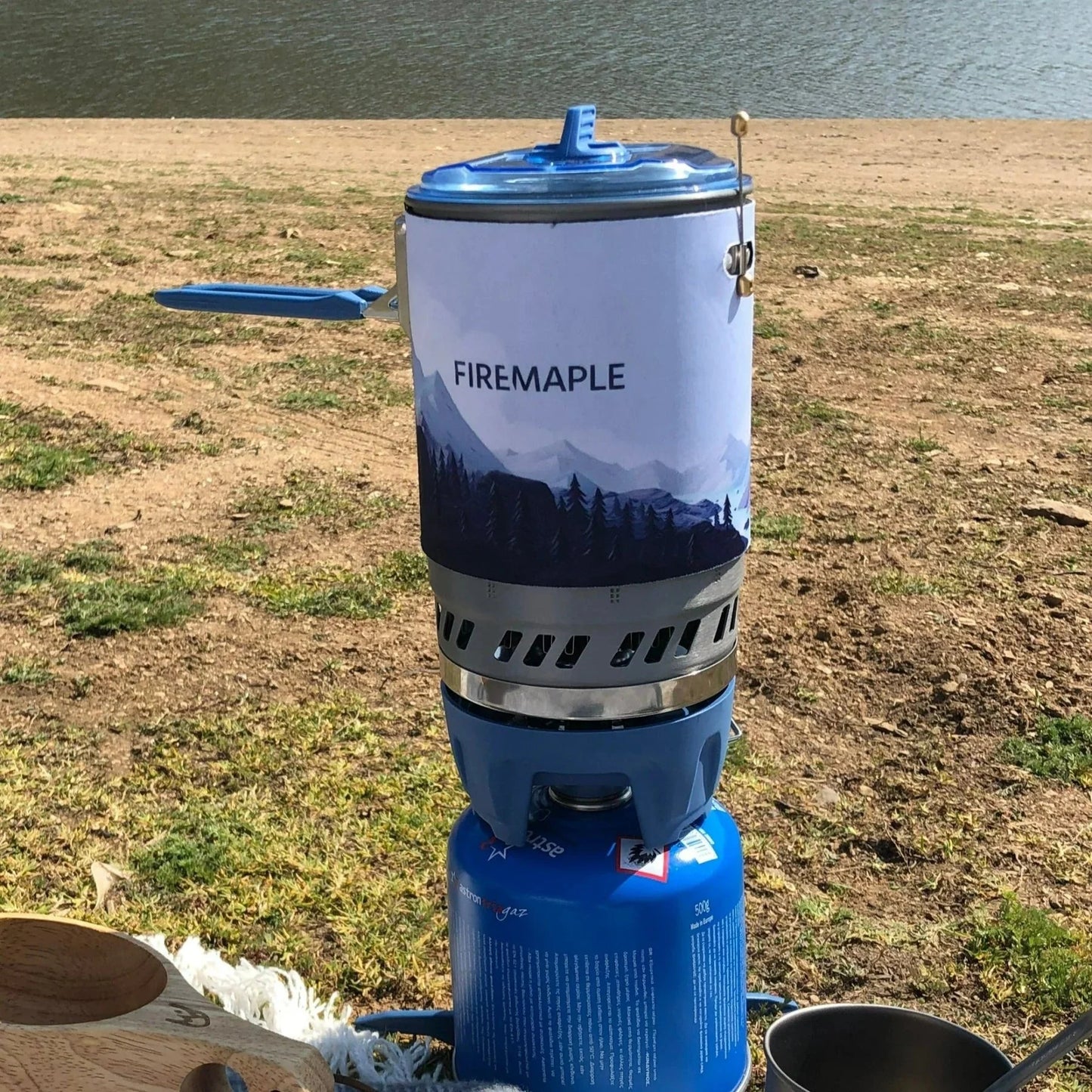 POLARIS COOKING SYSTEM & ORANGE GAS LANTERN SET