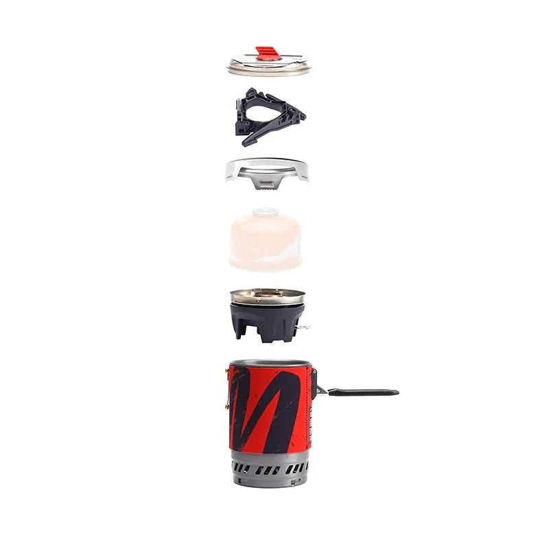 POLARIS COOKING SYSTEM & ORANGE GAS LANTERN SET