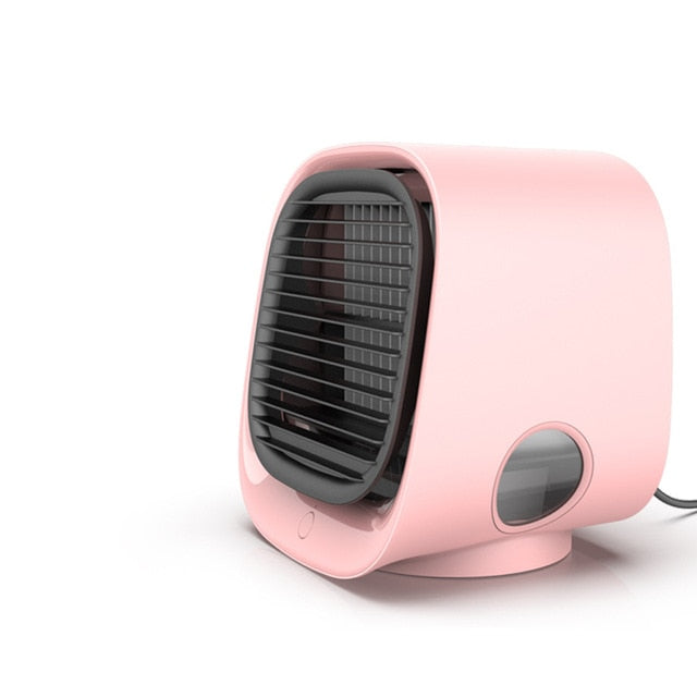 Fan Air Conditioner Air Cooler Ventilador Mini Fan Portable For Home Travel Office Humidifier Speeds USB Charging Airconditioner