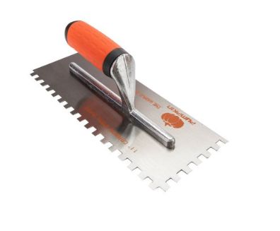 Pumpkin Carbon Steel Plastering Trowel  W/Teeth 280*110mm | Model: PM28103