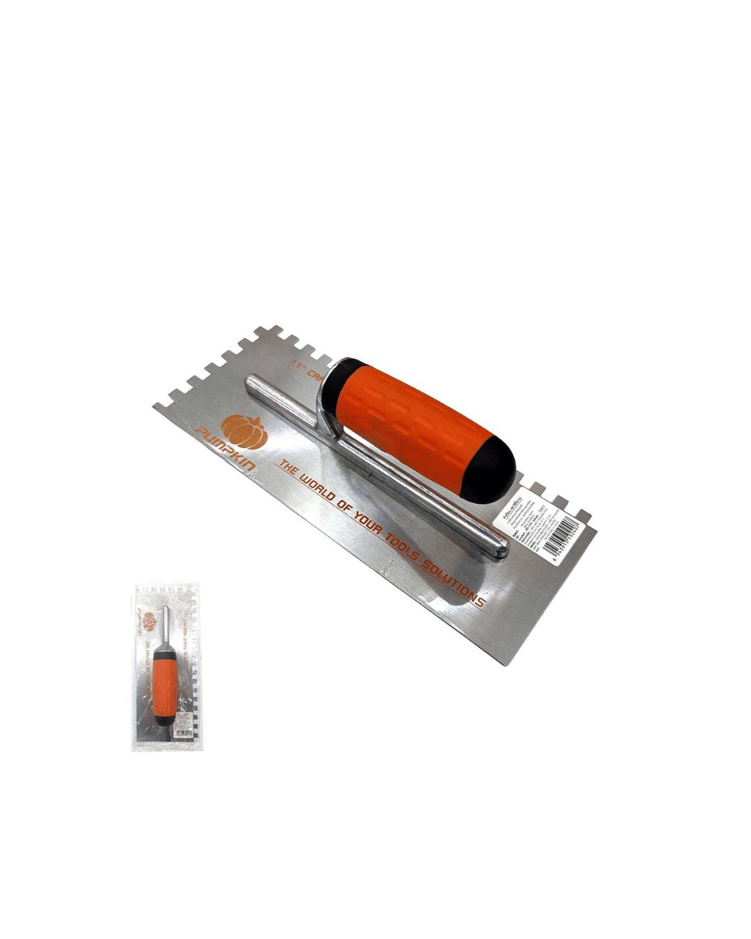 Pumpkin Carbon Steel Plastering Trowel  W/Teeth 280*110mm | Model: PM28103