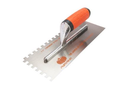 Pumpkin Carbon Steel Plastering Trowel  W/Teeth 280*110mm | Model: PM28103