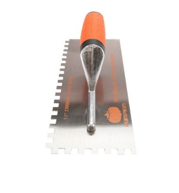 Pumpkin Carbon Steel Plastering Trowel  W/Teeth 280*110mm | Model: PM28103