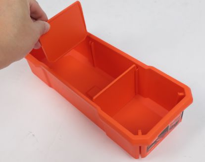 Pumpkin M Size Rectangle 3 Slot Packout Organizer 30x12x7.5cm | Model: PM20903