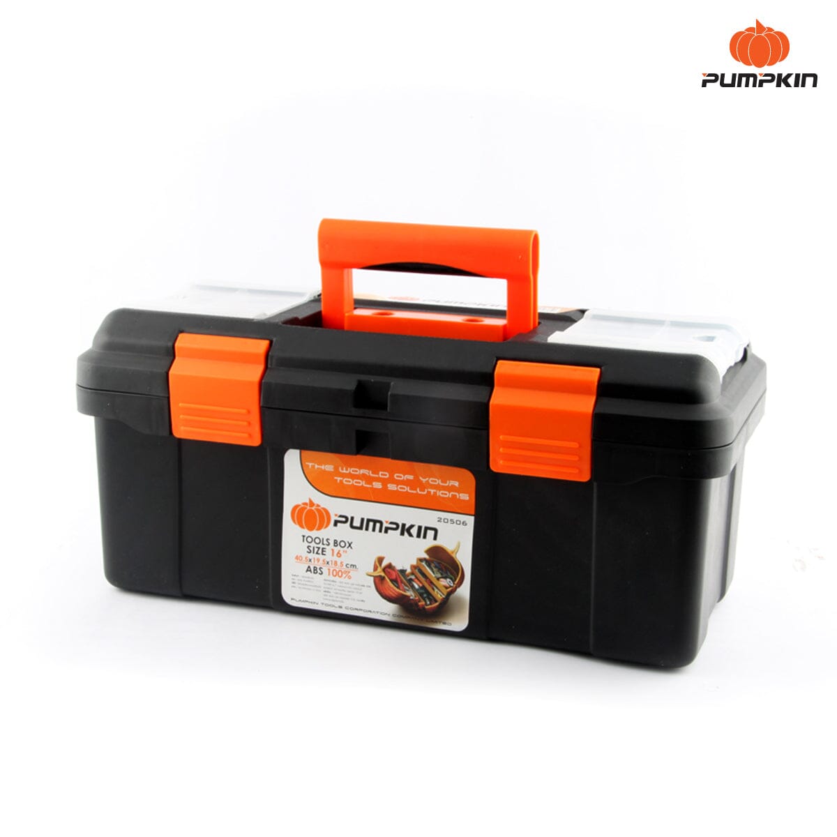 Pumpkin Pro Plastic Tools Box 16" | Model: PM20506