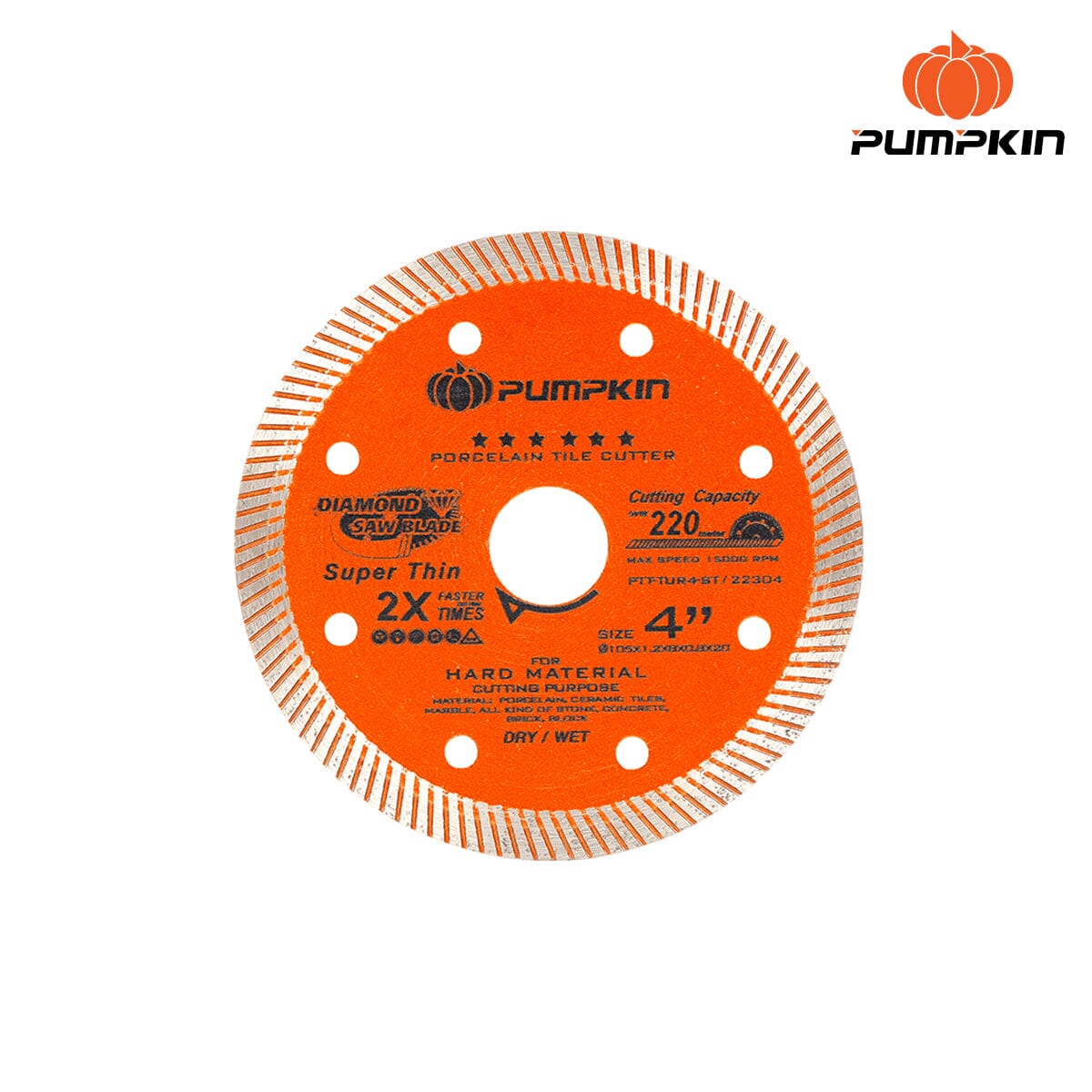 Pumpkin Ultra Thin Turbo Diamond Cutting Disc 105x20(16)mm| Model: PM22304
