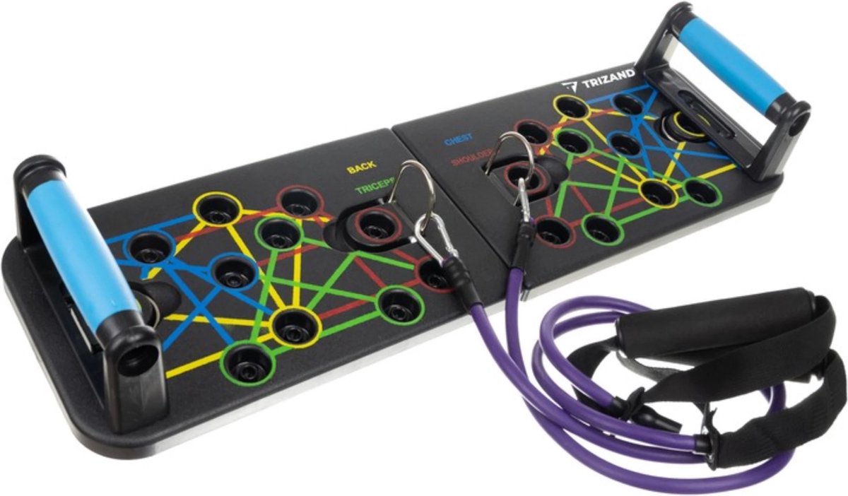 Push up Bord - Push up Bars - Push up Grips - Opdruksteun - Pull up Bar - Thuis Sporten - Opdruksteun - Fitness Elastiek