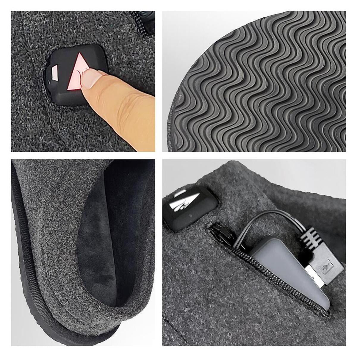 Open Box ActionHeat 5V Battery Heated Slippers