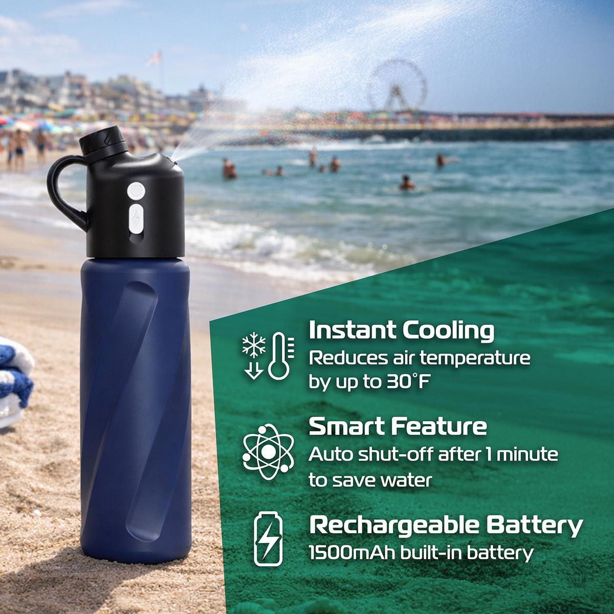 AlphaCool CoolBurst Misting Water Bottle - 20oz