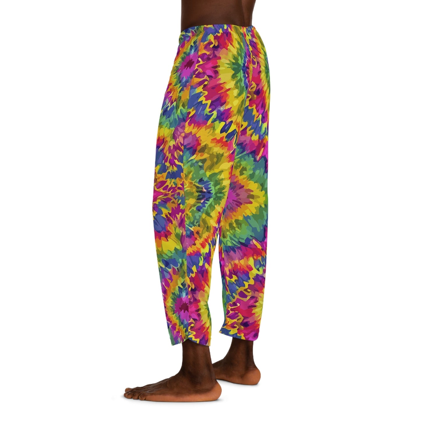 Rainbow Tie Dye Pajama Pants | Psychedelic Lounge Sleepwear