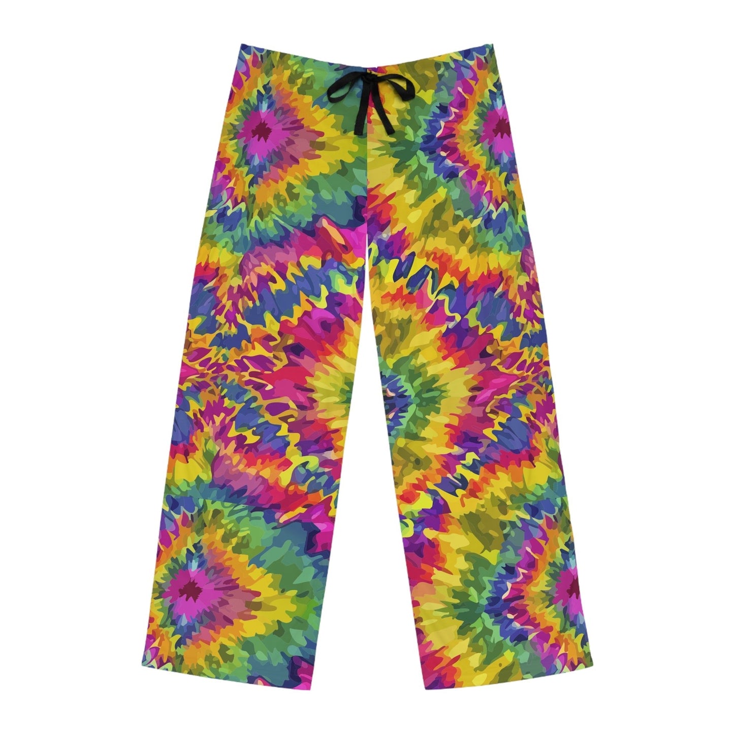 Rainbow Tie Dye Pajama Pants | Psychedelic Lounge Sleepwear