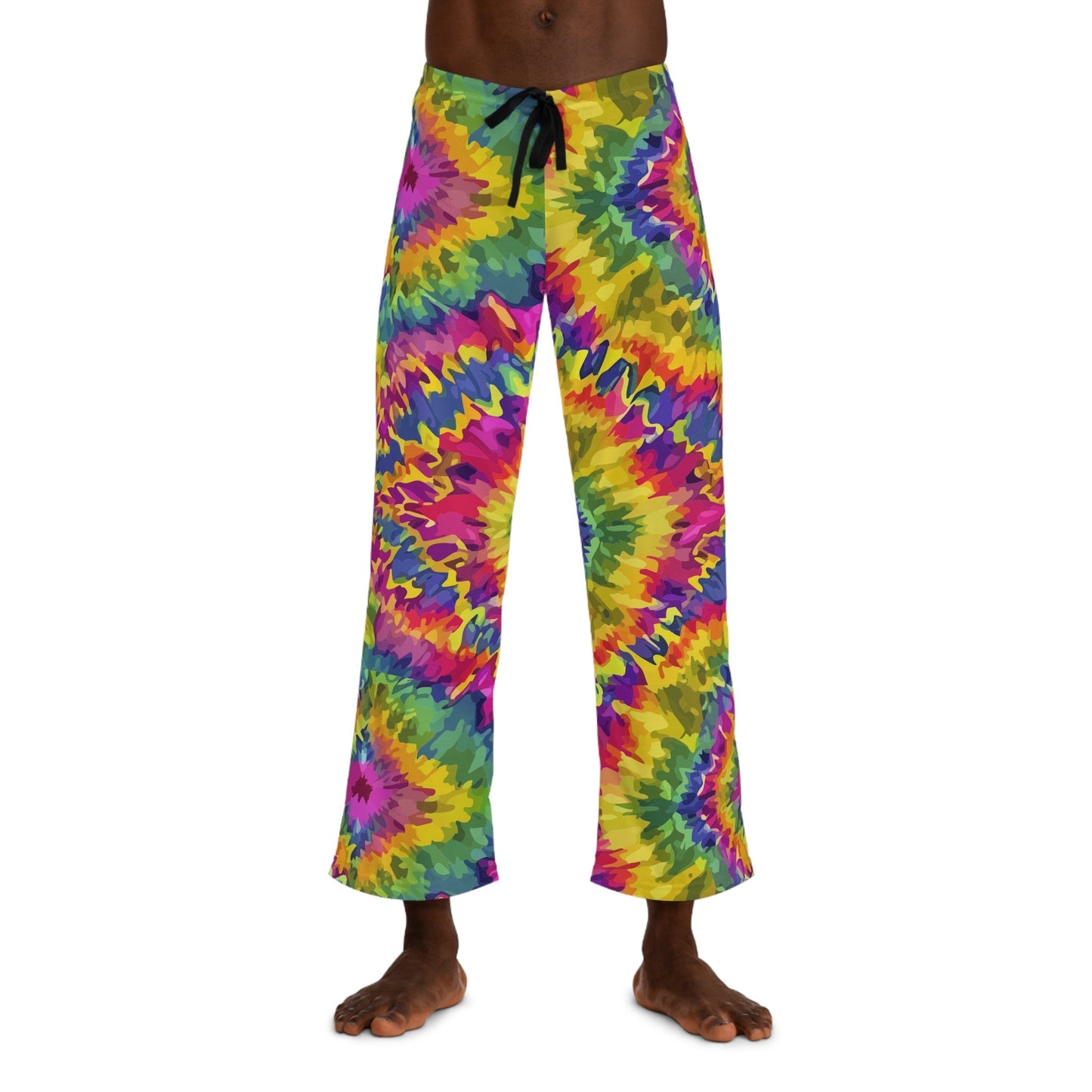 Rainbow Tie Dye Pajama Pants | Psychedelic Lounge Sleepwear