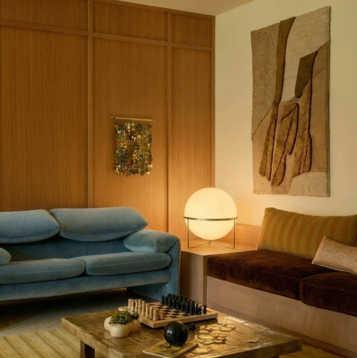 Modern Chrome Tiered Floor Lamp With Layered Circular Shade