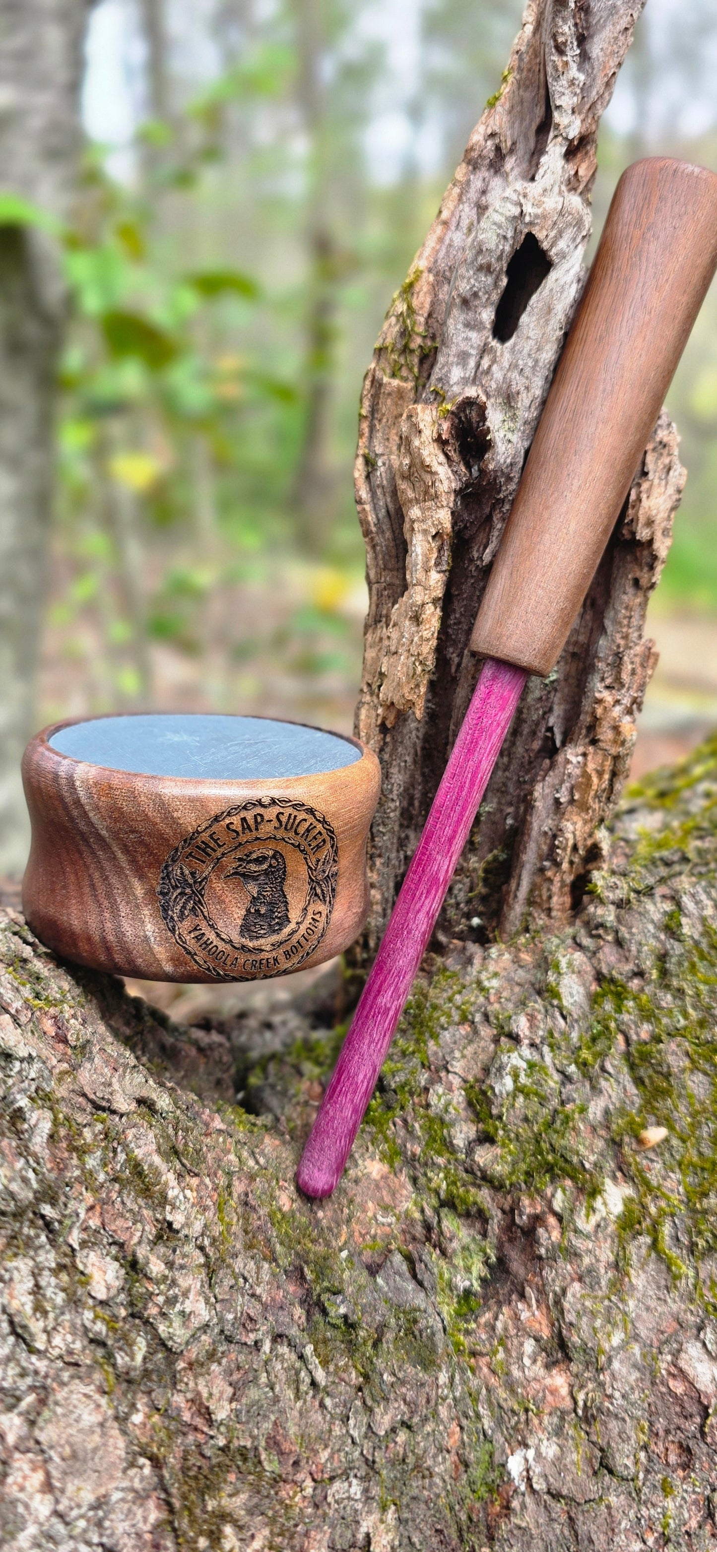 The Sap-Sucker Sappy walnut purr pot