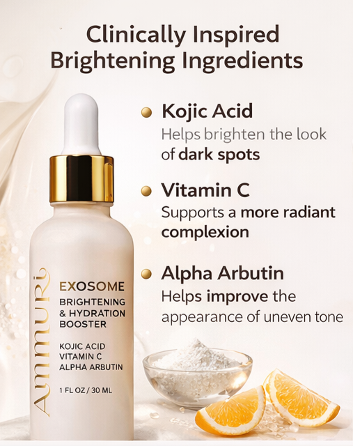 Exosome Brightening Serum for Dark Spots & Pigmentation | Ammuri