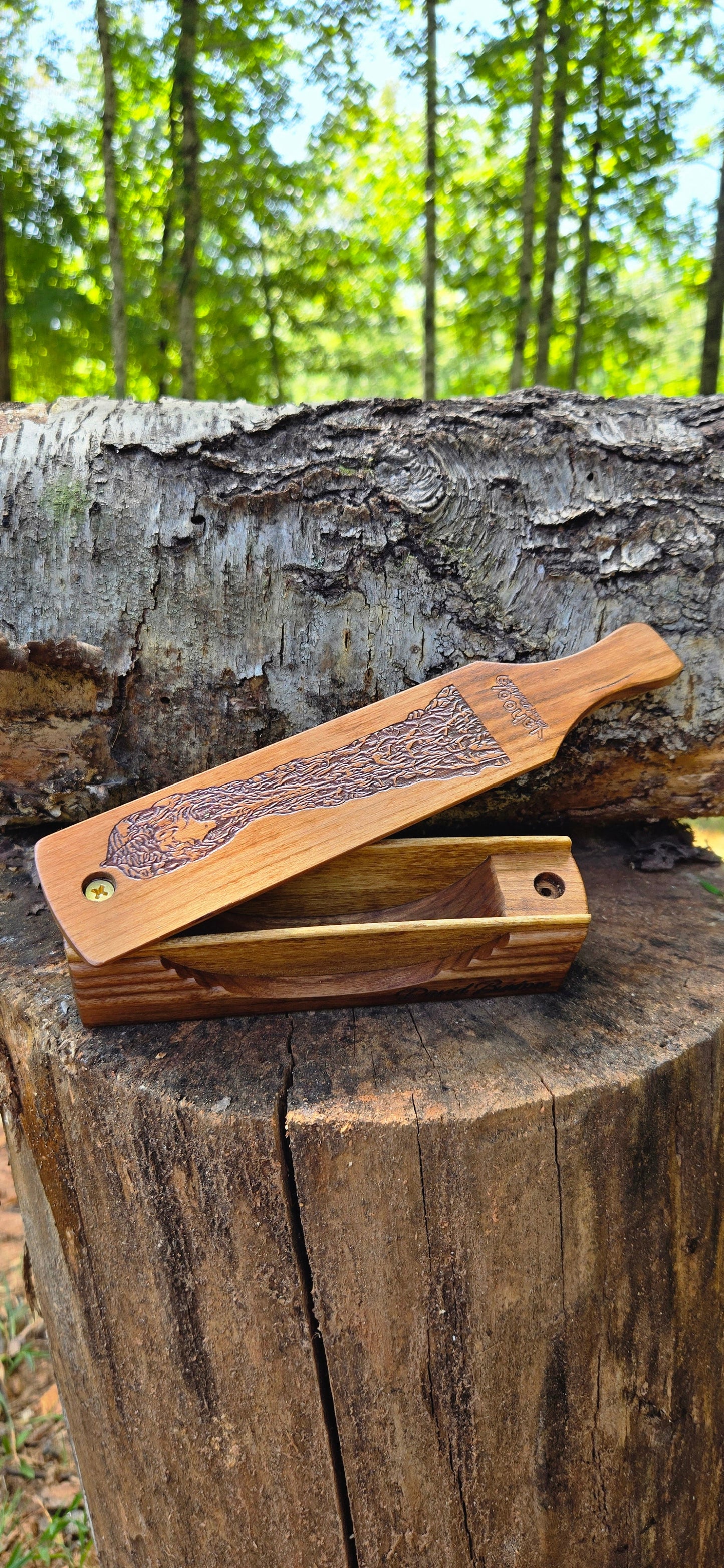 6" cherry/cedar Box call