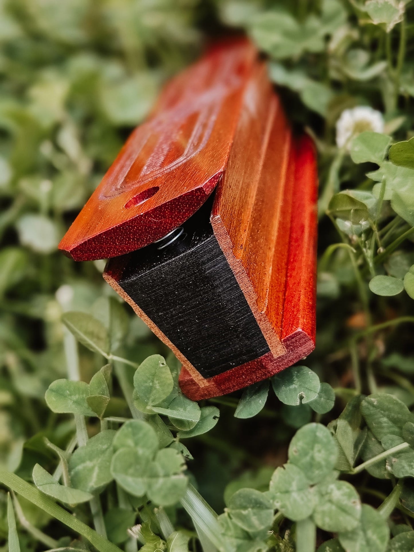 Bloodwood/ Honduran Mahogany/ ebony ends