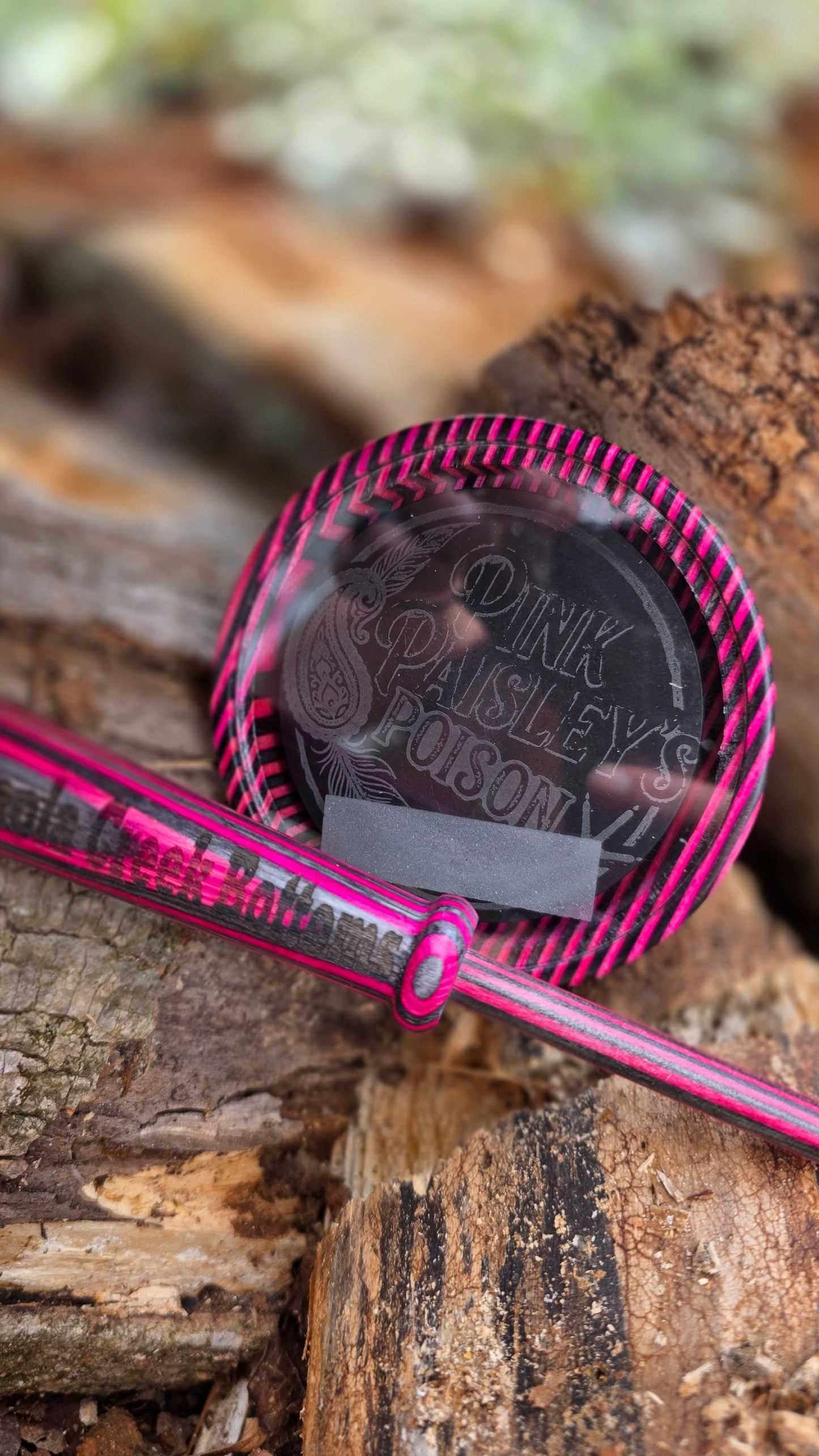 Pink Paisley Poison Pot