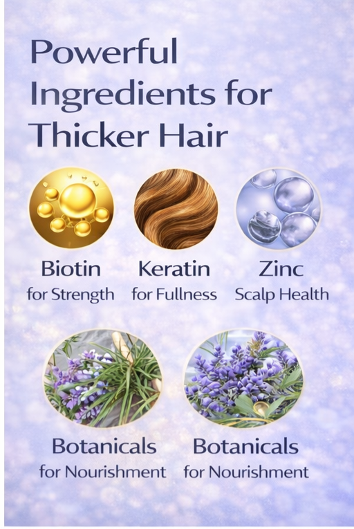 Ammuri Biotin Shampoo – DHT Blocker for Thicker Hair | Set of 2 x 473ml