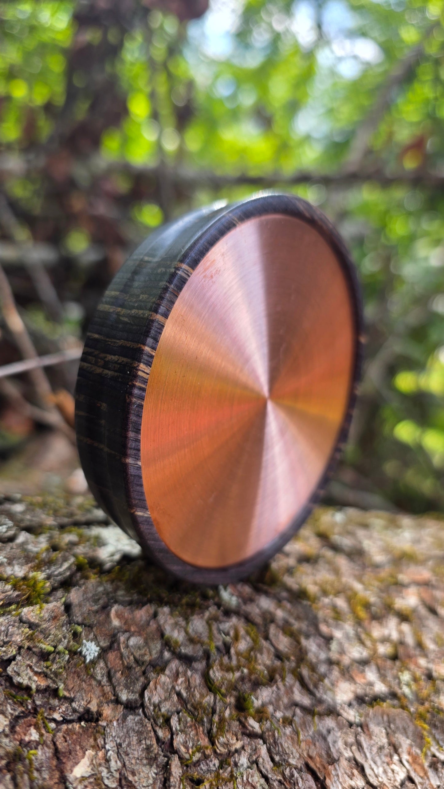 Copper Yelper Laminate over Crystal