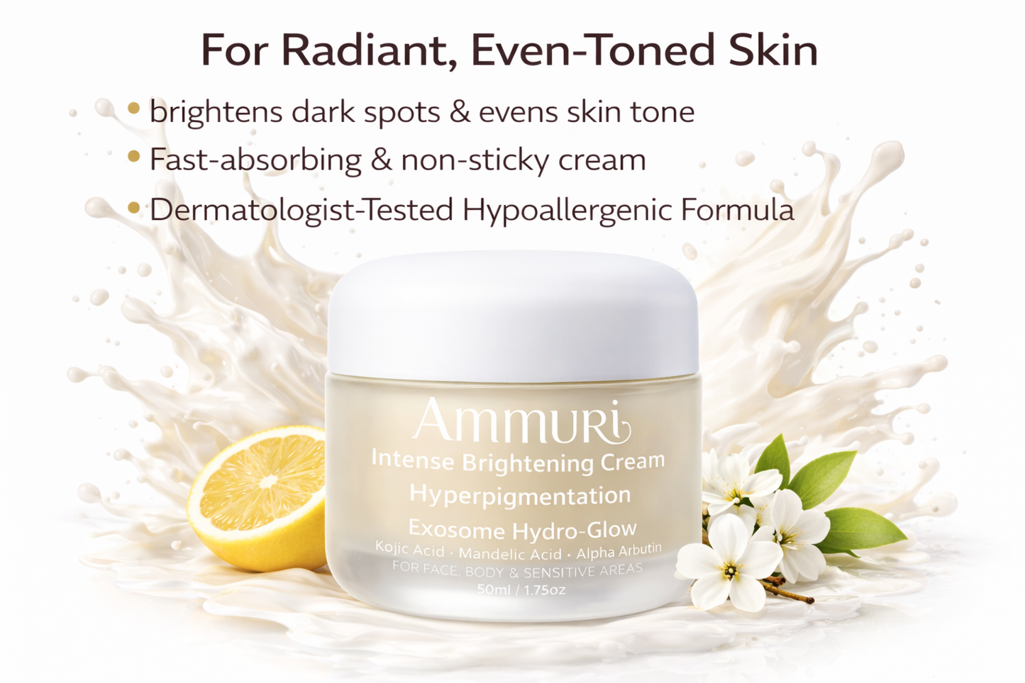 Ammuri Intense Skin Brightening Cream – Dark Spot & Pigmentation Corrector