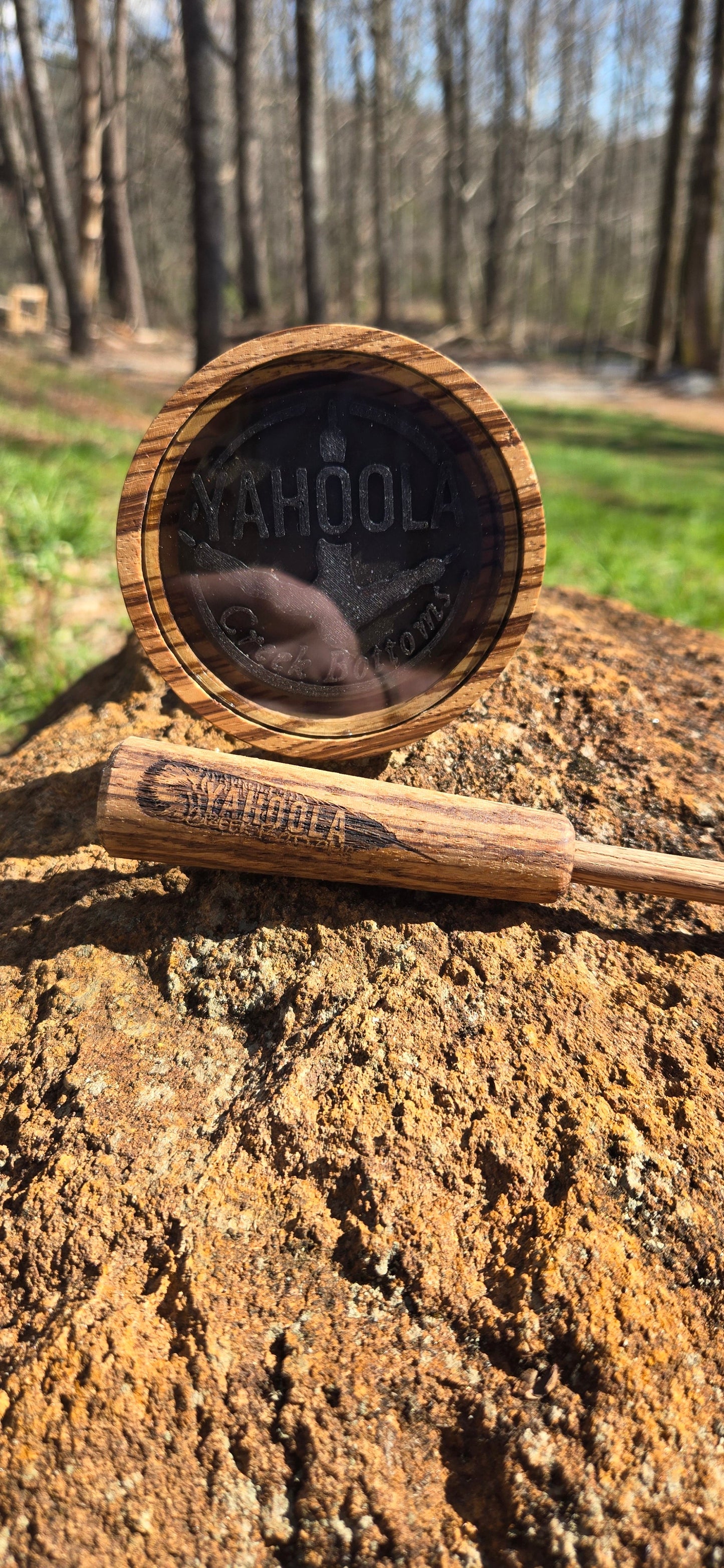 3" Zebrawood pot