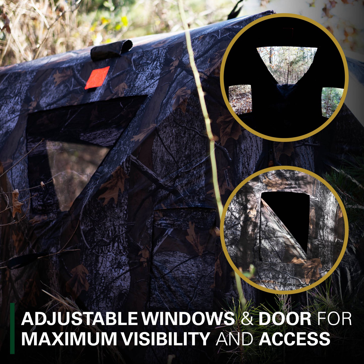Rukket Sports Deluxe Pop-Up Hub Style Hunting Blind