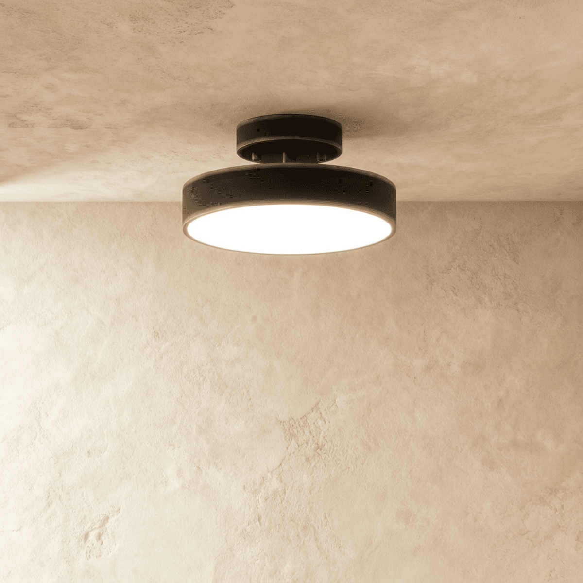 Modern Iron Flush Mount Ceiling Light LED Light With Wide Voltage Compatibility