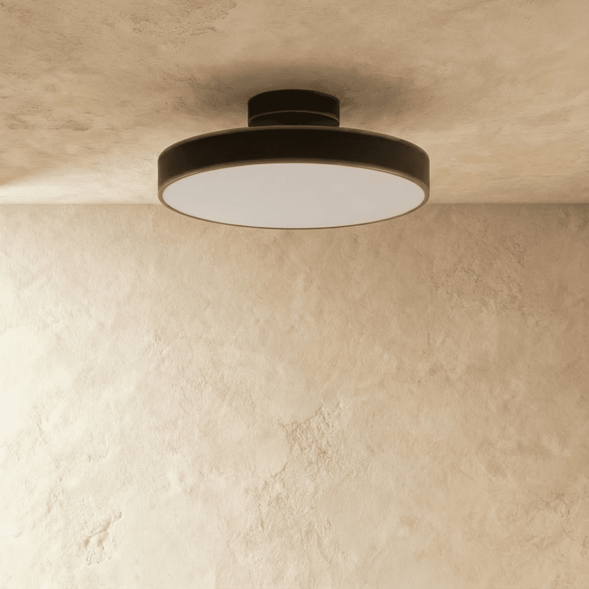 Modern Iron Flush Mount Ceiling Light LED Light With Wide Voltage Compatibility