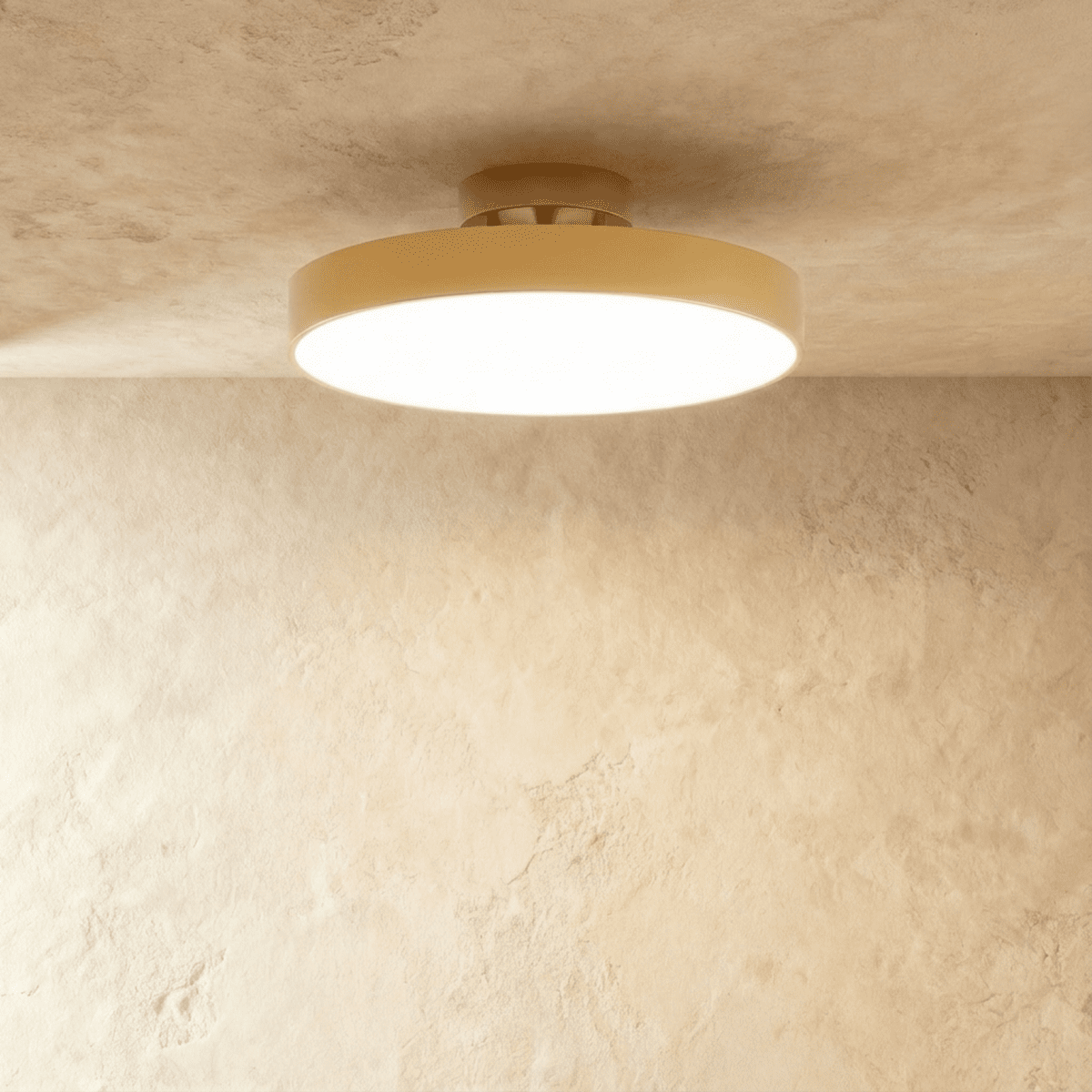 Modern Iron Flush Mount Ceiling Light LED Light With Wide Voltage Compatibility