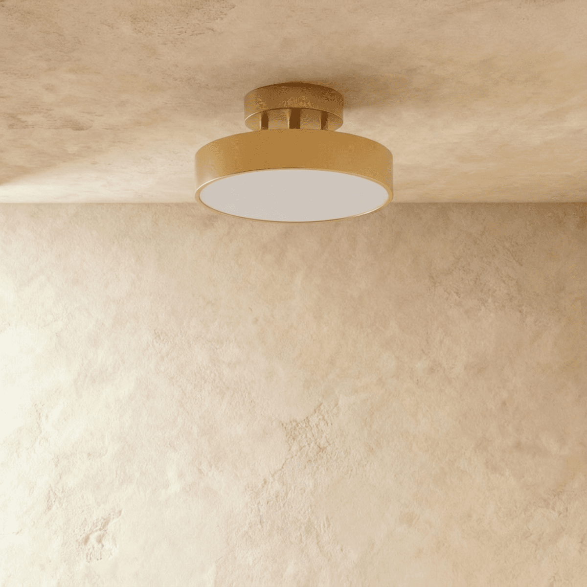 Modern Iron Flush Mount Ceiling Light LED Light With Wide Voltage Compatibility