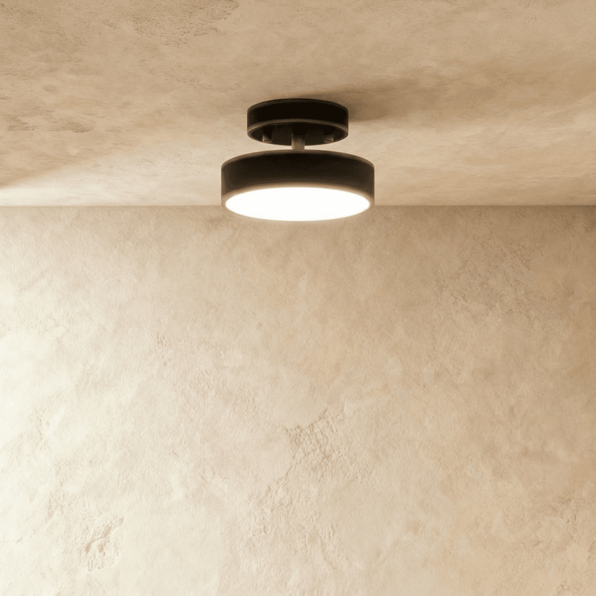 Modern Iron Flush Mount Ceiling Light LED Light With Wide Voltage Compatibility