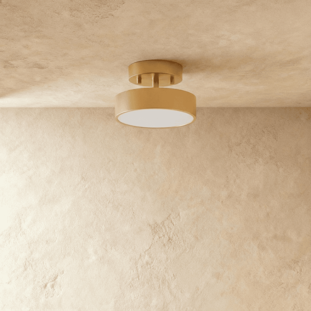Modern Iron Flush Mount Ceiling Light LED Light With Wide Voltage Compatibility