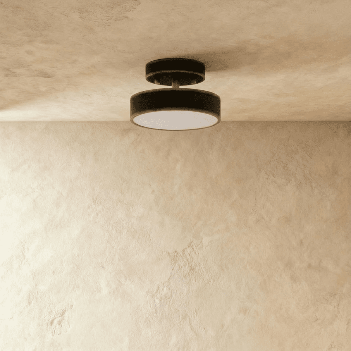 Modern Iron Flush Mount Ceiling Light LED Light With Wide Voltage Compatibility