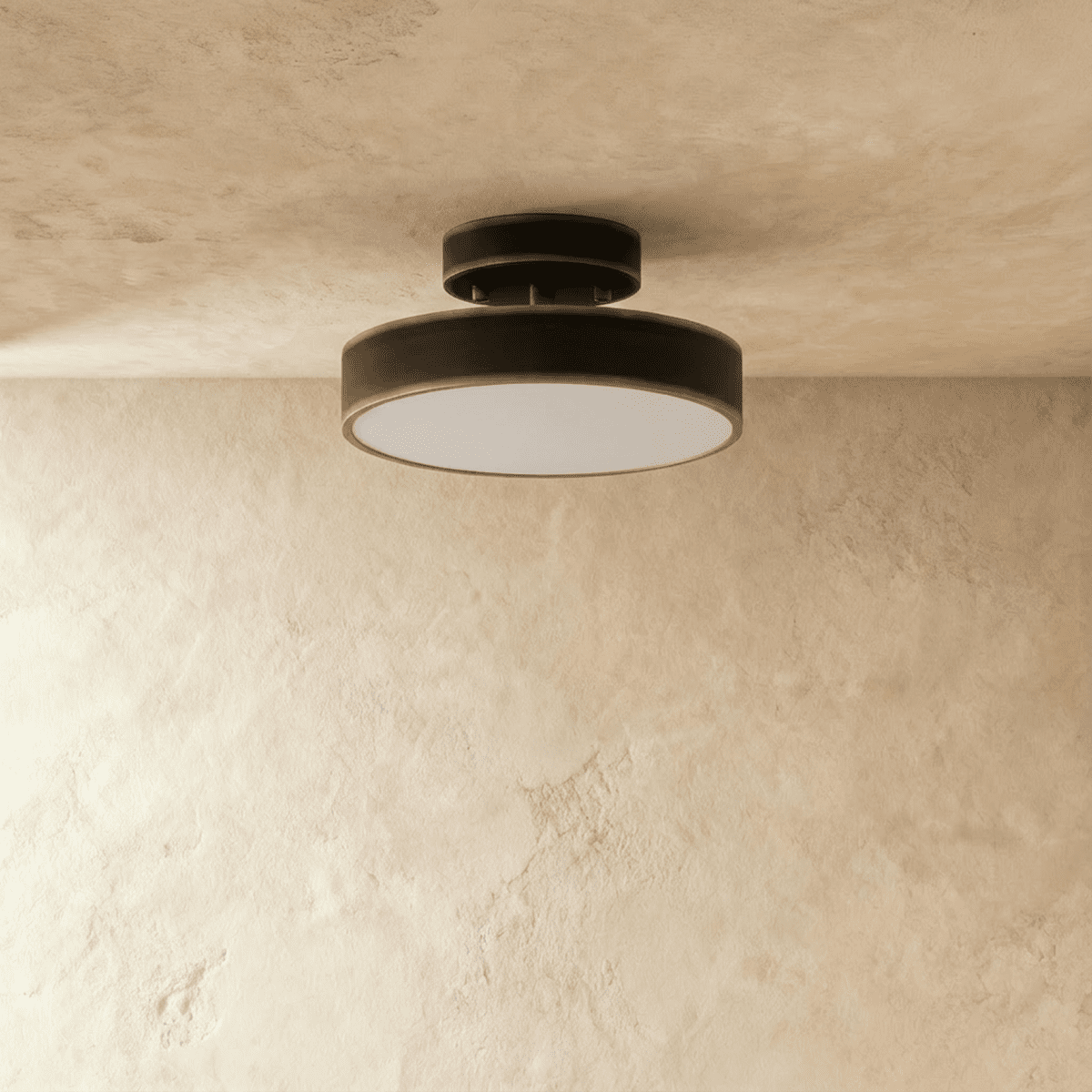 Modern Iron Flush Mount Ceiling Light LED Light With Wide Voltage Compatibility