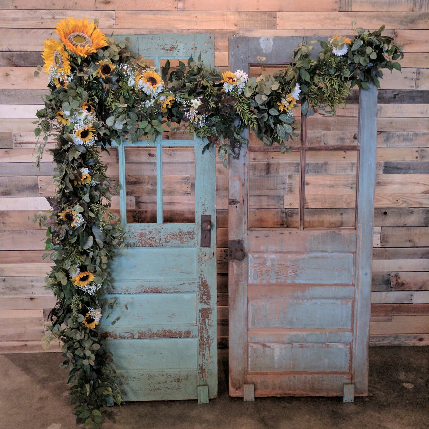 Rustic Vintage Door Backdrop
