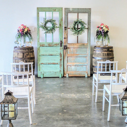 Rustic Vintage Door Backdrop