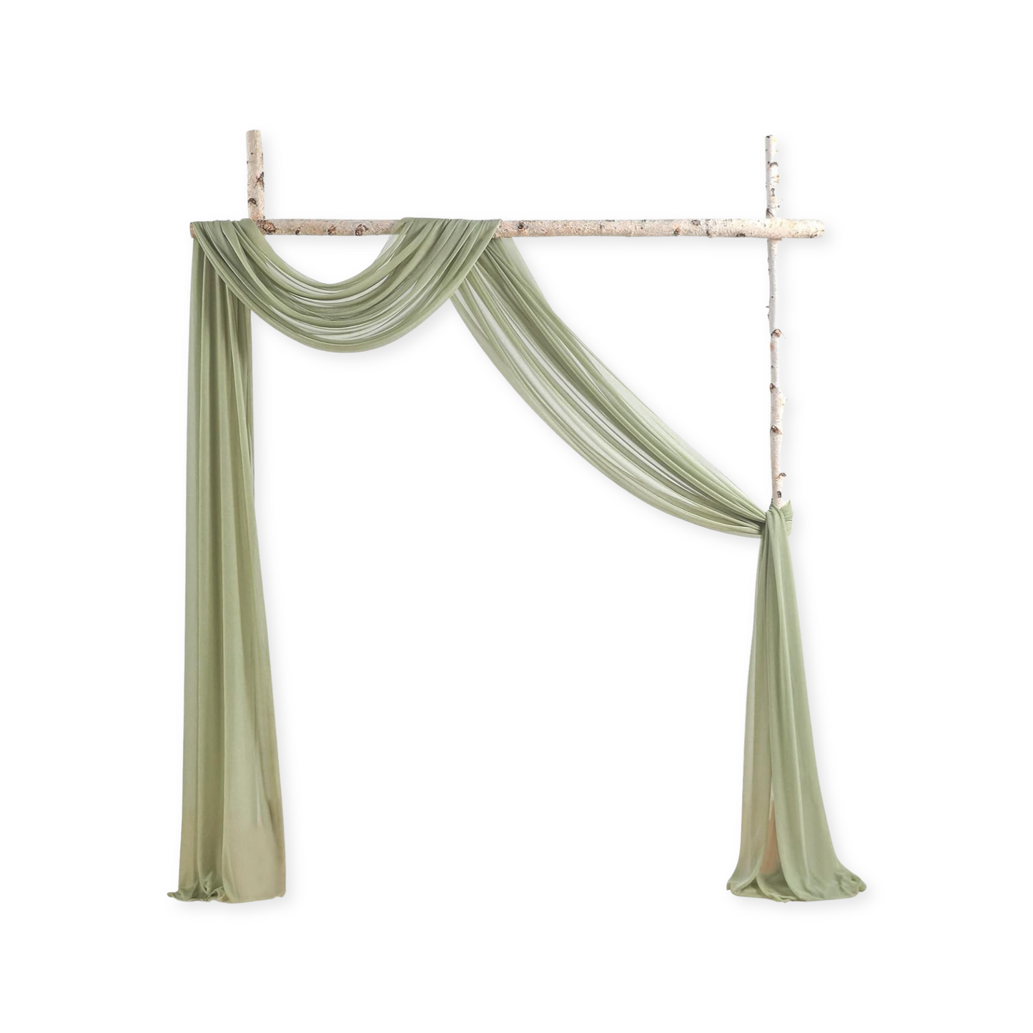 Chiffon Wedding Arbor Drape Rental