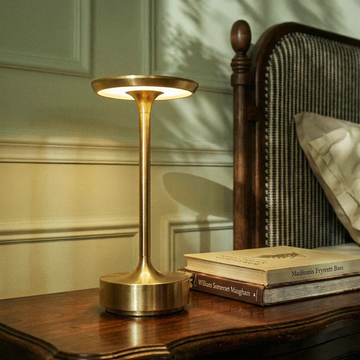 Modern Iron Art Table Lamp LED Light With Acrylic Shade