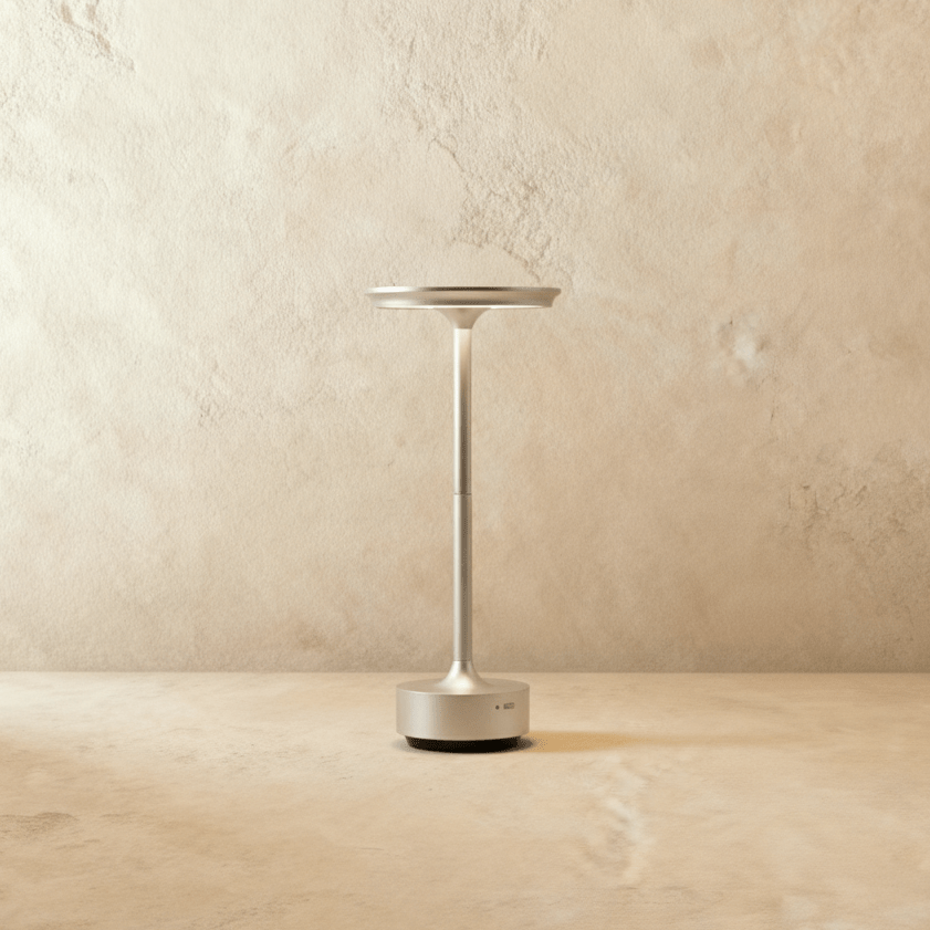 Modern Iron Art Table Lamp LED Light With Acrylic Shade